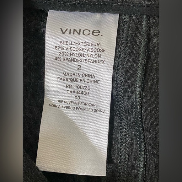 Vince Ski Skinny Pants in Charcoal Size 2 NWT - Picture 10 of 11
